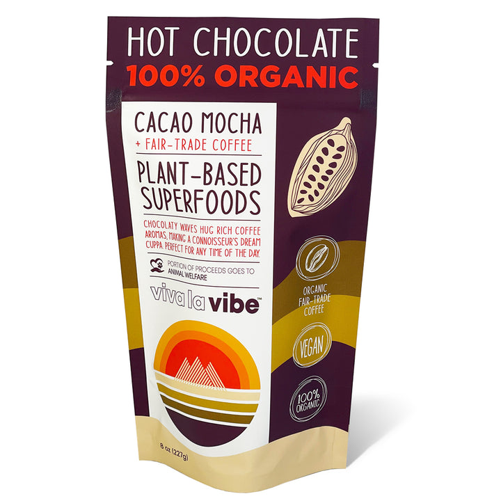 Cacao Mocha Hot Chocolate With Fair-Trade Coffee – VivaLaVibe